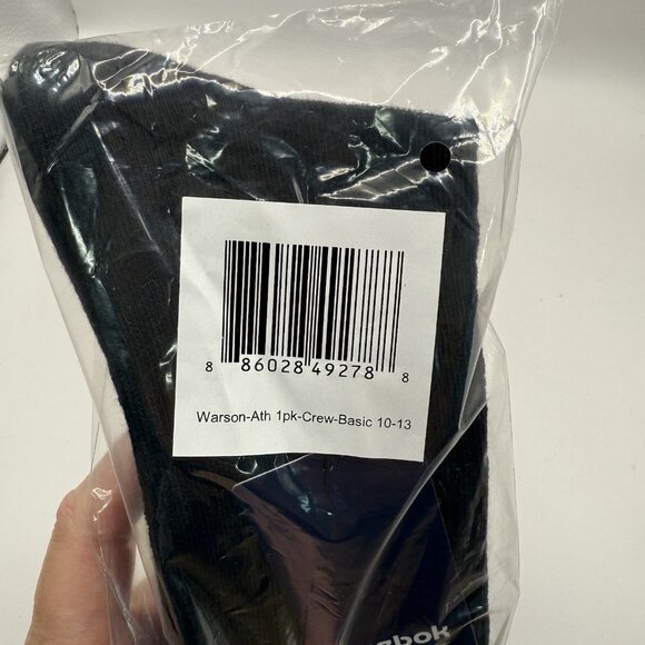 Reebok Crew Cushion Socks Men's Size 6-12.5 Moisture Wicking Performance Train - Picture 4 of 5